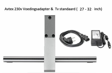 Avtex 230v Voedingsadapter &amp; Tv standaard 27-32 inch)