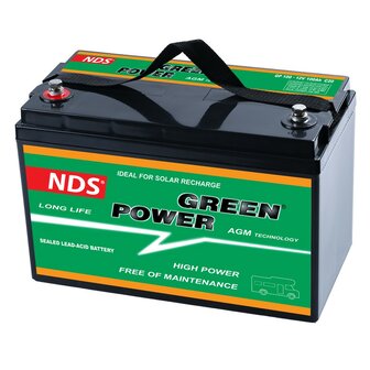 NDS GREENPOWER Service Accu AGM 12V 100Ah