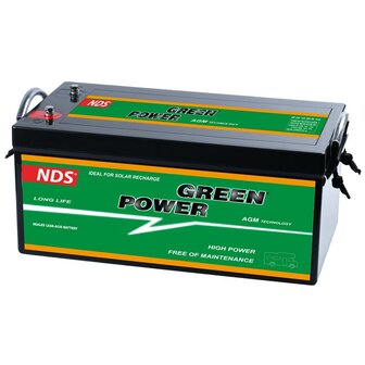 NDS GREENPOWER Service Accu AGM 12V 250Ah