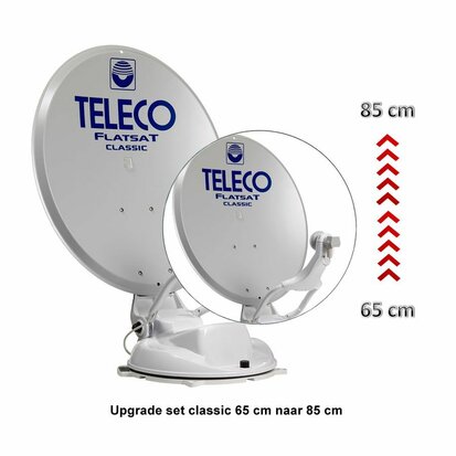 Teleco Upgrade Set CLASSIC NT 65cm naar 85cm