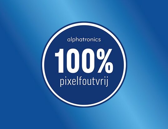 Panelen 100% vrij van pixelfouten