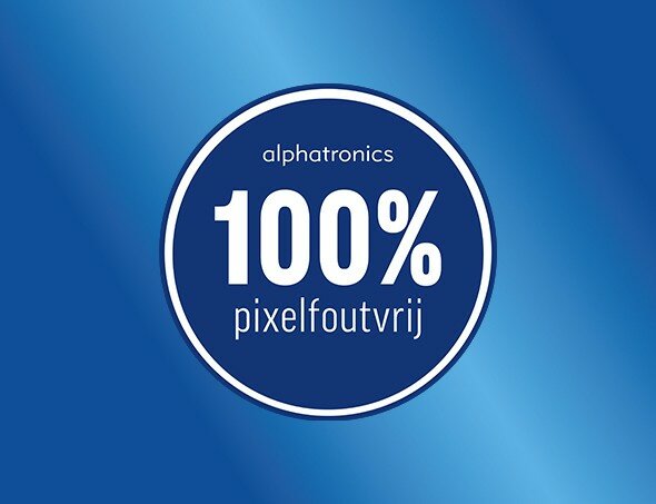 Panelen 100% vrij van pixelfouten