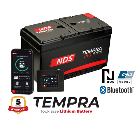 NDS.TLB100 TEMPRA LITHIUM Accu 12V-100Ah